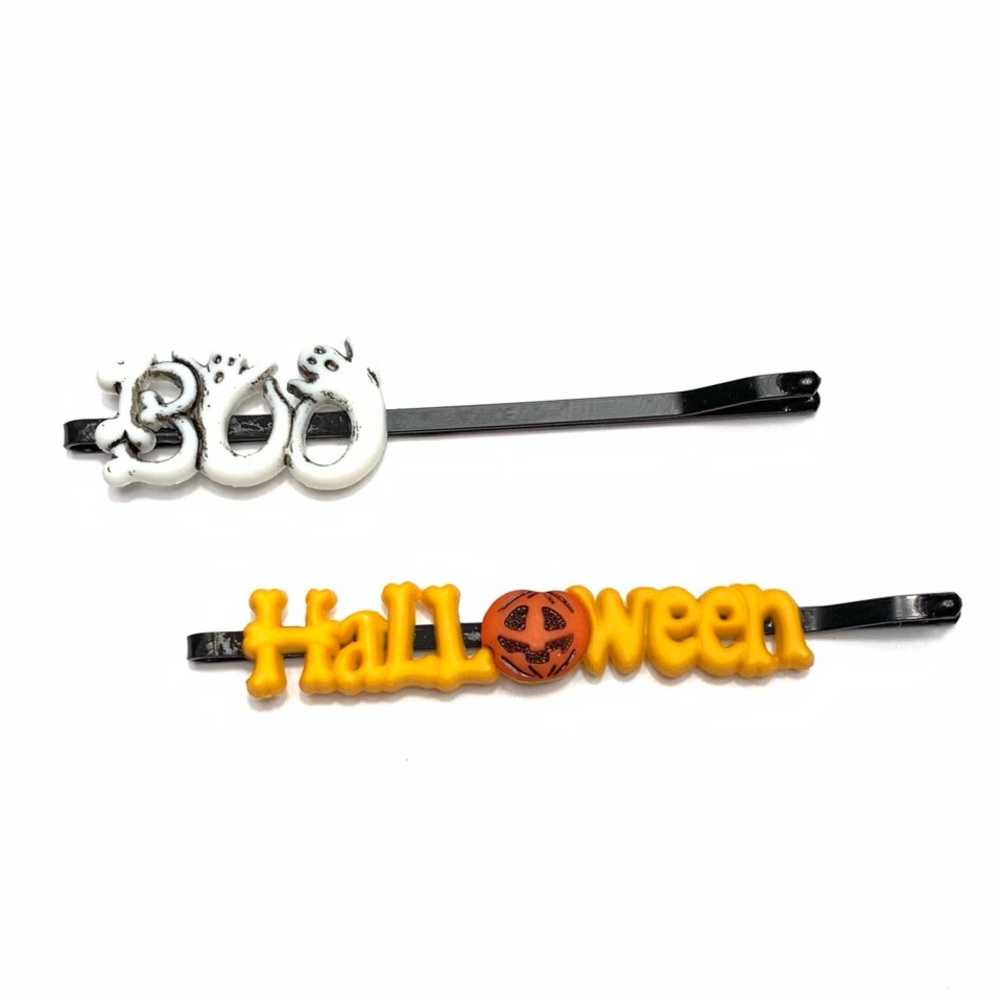 2 Halloween Statement Bobby Pin Hair Clip/Barrette - Picture 5 of 6